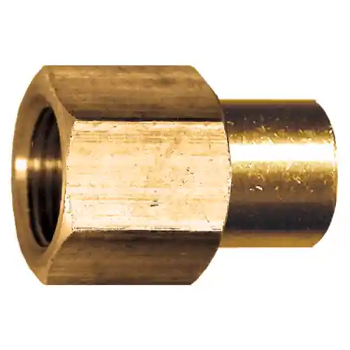 Brass Adaptor; 3/8 F.Flarex1/4 FPT