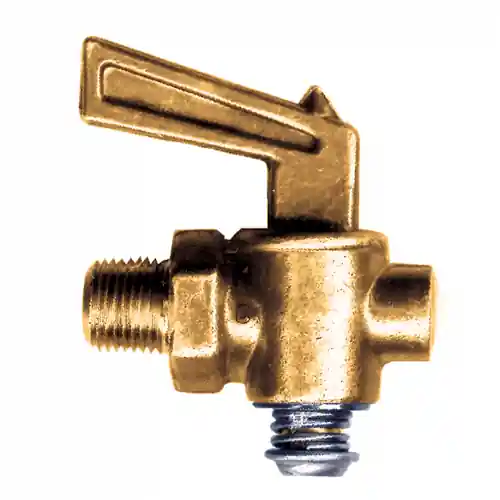 Ground Key Plug Valve; 1/4MPT; Hvy