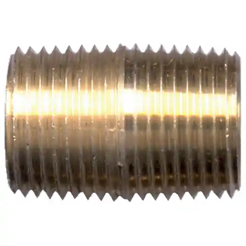 Brass Close Nipple; 1-1/2 MPT