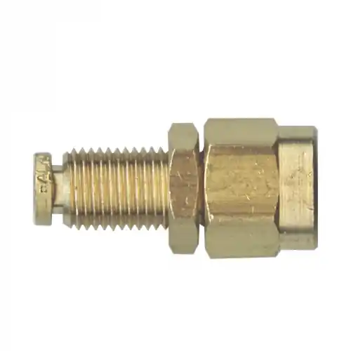 Push-Connect Blkhd Union; 1/4x1/4FPT