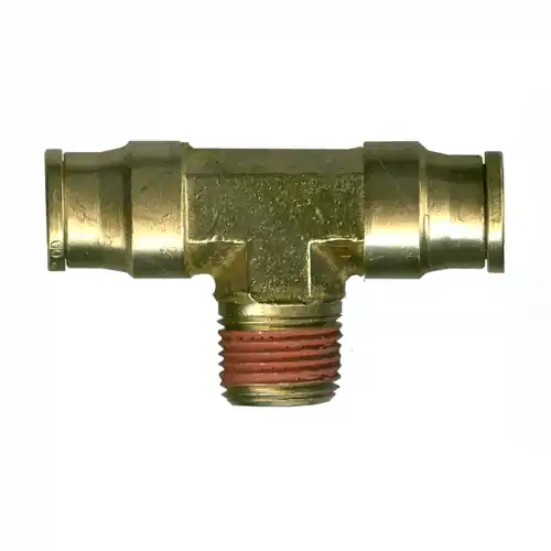 Push-Connect Tee; 1/4x1/4MPT