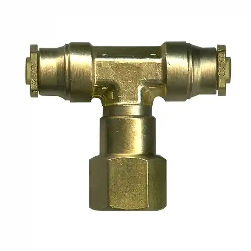 DOT PTC Tee; 1/4x1/8FPT SW