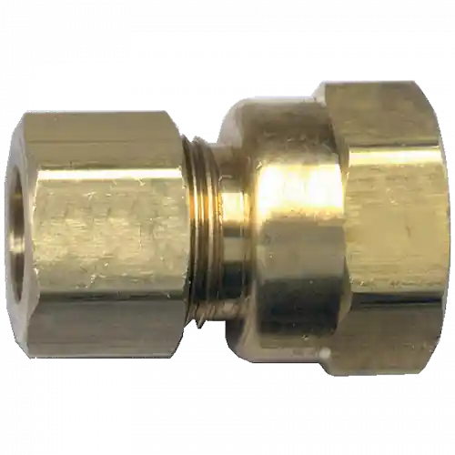 Comp Adaptor; 3/8 Poly Tubex1/4 FPT