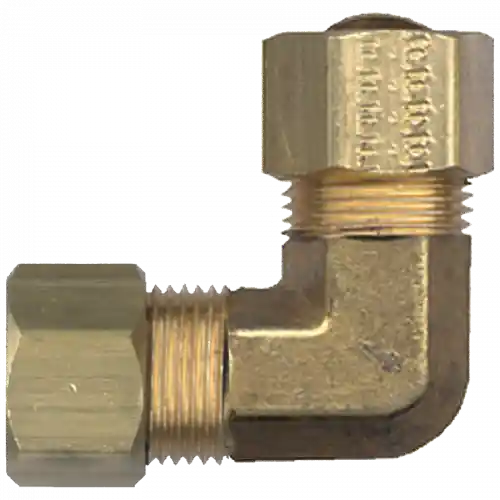 Comp 90 Elbow; 3/8 Poly Tube
