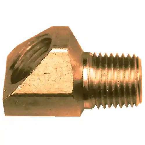 Brass Inv. Flare 45 Elbow; 3/8 x1/4 MPT