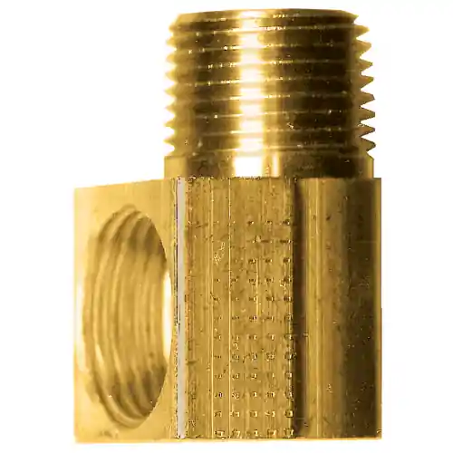 Brass Inv. Flare 90 Elbow; 3/8x1/4 MPT