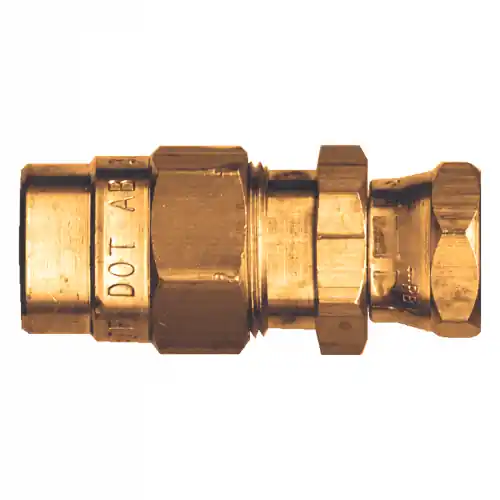 AirBrake Hose End; 1/2x3/8 MPTSW