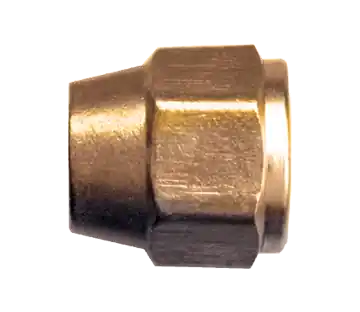 Brass Short Forged Nut; 5/8 FSAE