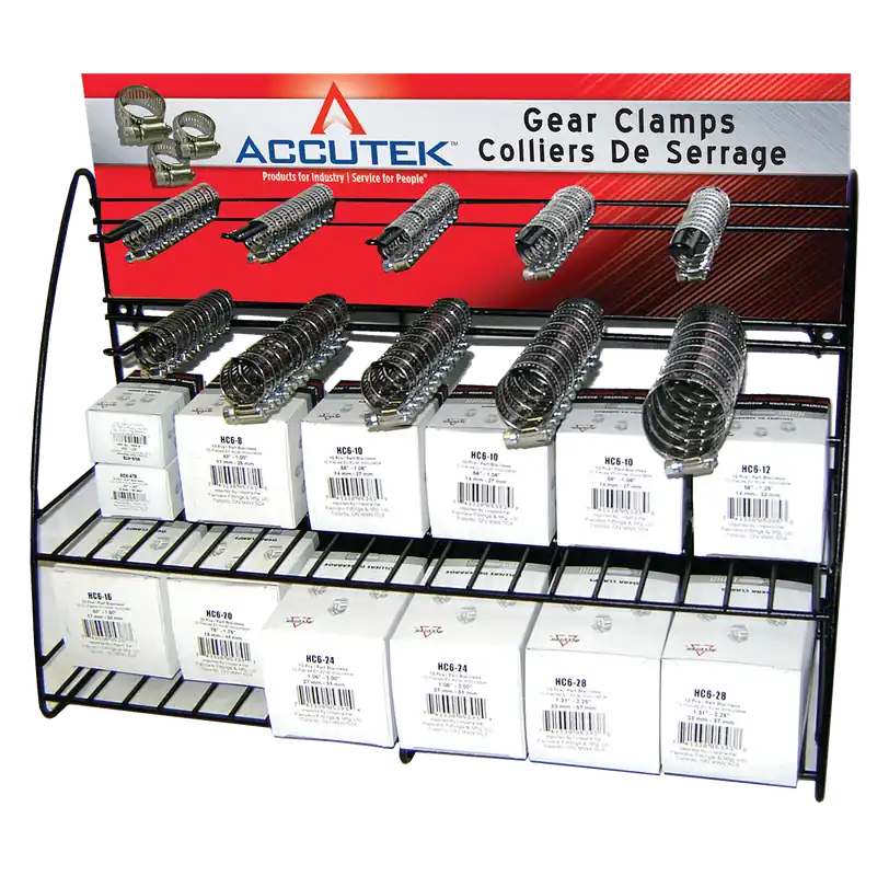HC6 Gear Clamp Assortment (230pcs) Display