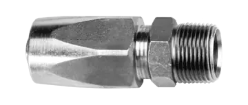 100R1 Reusable Hose End; 1/2x1/2 MPT