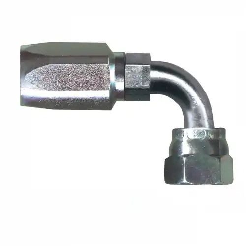 100R5 Reusable 90Elb Hose End; 3/8x3/8FSAE