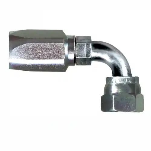 100R5 Reusable 90Elb Hose End; 5/8x5/8FJIC