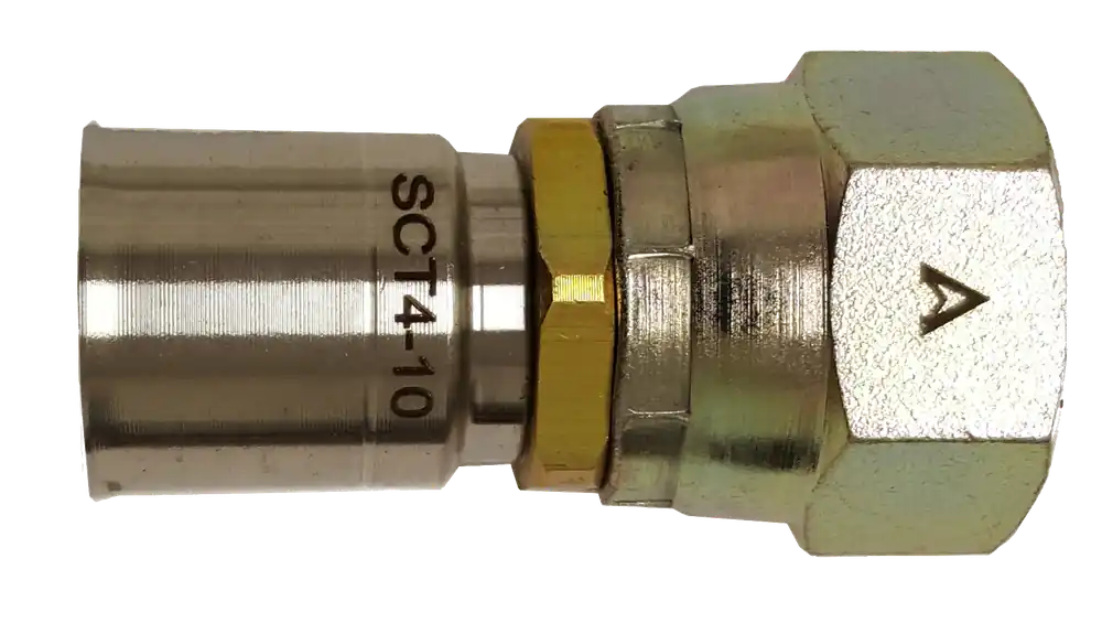 PTFE Crimp End; 5/8 Nom.IDx5/8FJIC