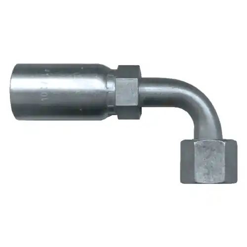U Series Crimp End; 90Elbow; 1/4ID x3/8FORFS