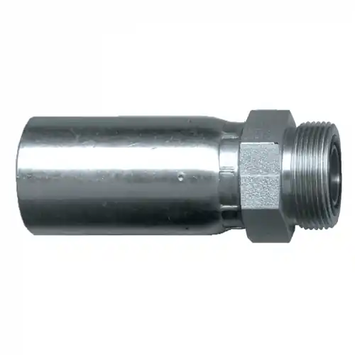 U Series Crimp End; 3/8ID x3/8MORFS
