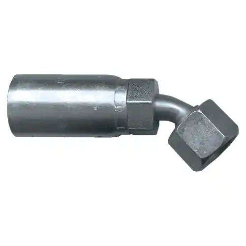 U Series Crimp End; 45Elbow; 3/8ID x3/8FORFS