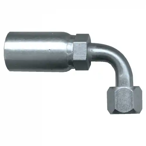 U Series Crimp End; 90Elbow; 1/2ID x5/8FJIC