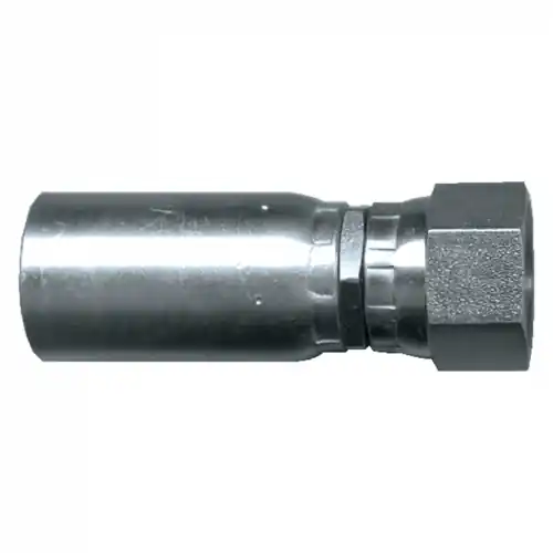 U Series Crimp End; 3/8ID x1/2FJIC