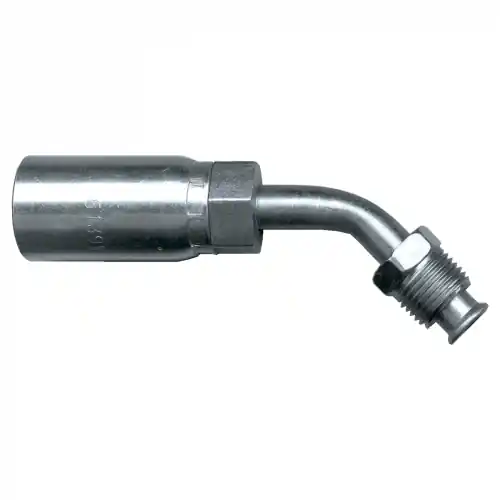 U Series Crimp End; 45Elbow; 3/8ID x3/8INVFL