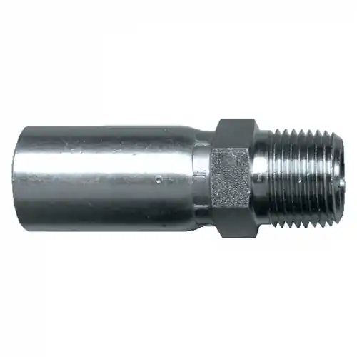 U Series Crimp End; 1/4ID x1/2MPT