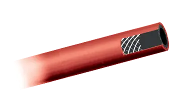 3/8 ID Nitrile Hose; Red; 250PSI; Reel