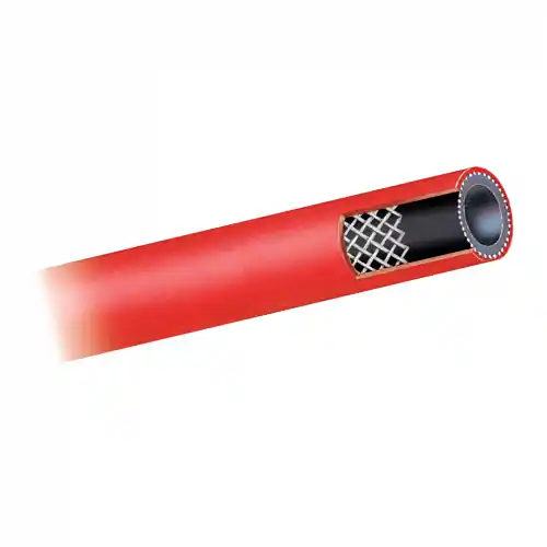 3/4 ID Htr Hose; Red Rubber; 50ft