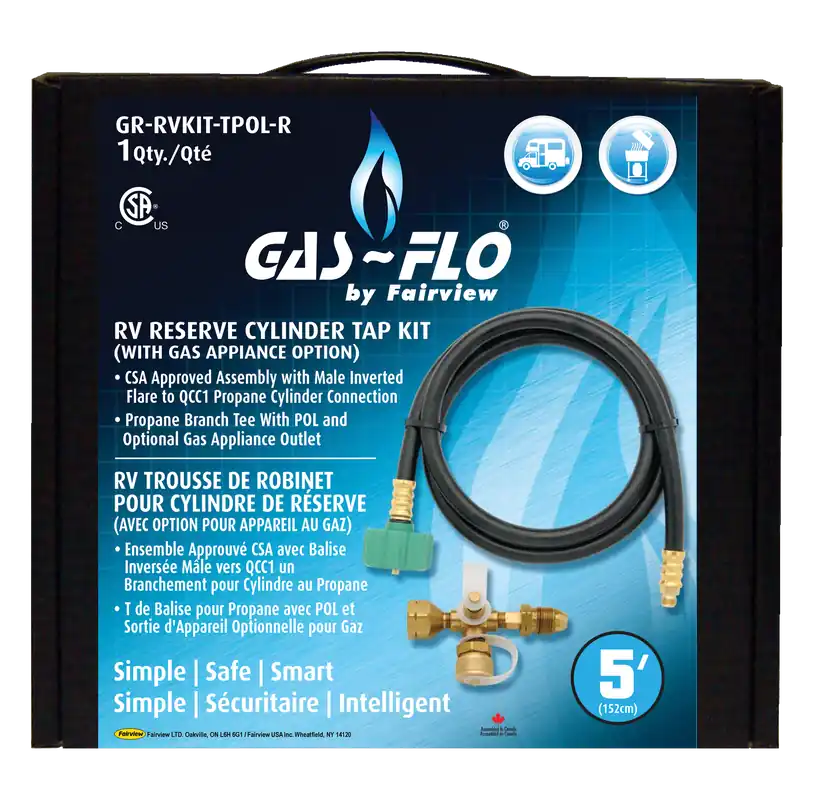 RV LP-Gas Reserve Cylinder Tap Kit
