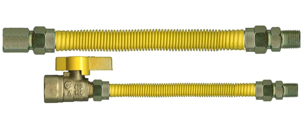 Gas Connector 5/8 OD; 1/2FPT; 2ft