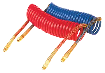 Coiled AB Assy; 15Ft; Blue