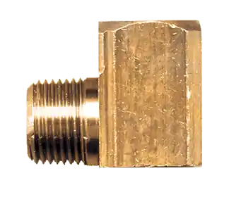 Brass 90 Elbow; 3/8 FPT x 3/8 MPT; Xtruded