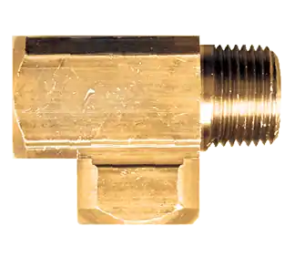Brass Tee; 3/4 FPT x 3/4 MPT x 3/4 FPT; Xtruded