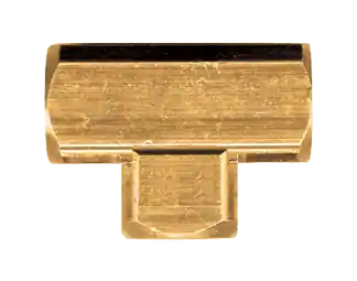 Brass Tee; 3/8 FPT; Xtruded