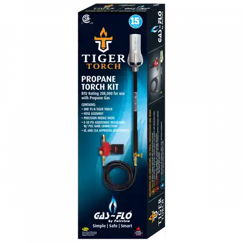 Propane Tiger Torch Kit, 25ft