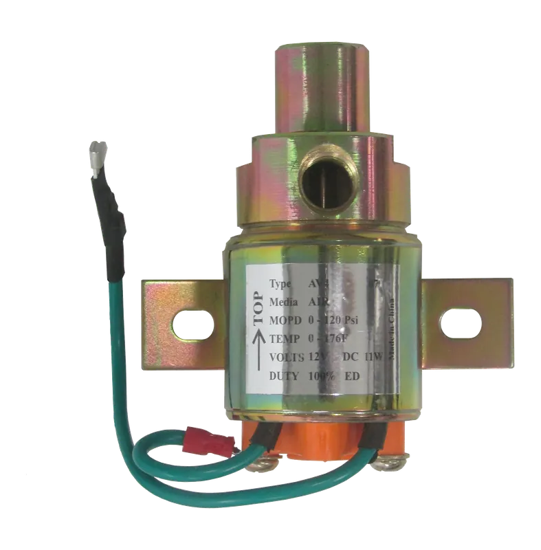 Solenoid; 120PSI; 12V; 1/4FPT(2); NormClsd
