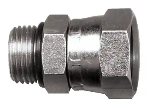 Steel Adaptor; 1-1/16-12 ORBx1/2NPSM