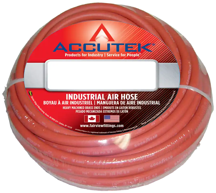 3/8 ID Rubber Assy; 250PSI; 1/4MPT x 50ft