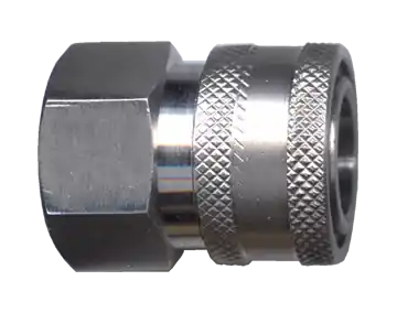 SS Pressure Washer Coupler; 3/8x3/8 FPT