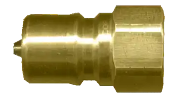 ISO B Brass Nipple; 1/2x1/2FPT