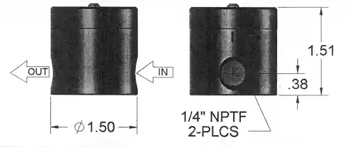 Pressure Protection Valve; 1/4FPT