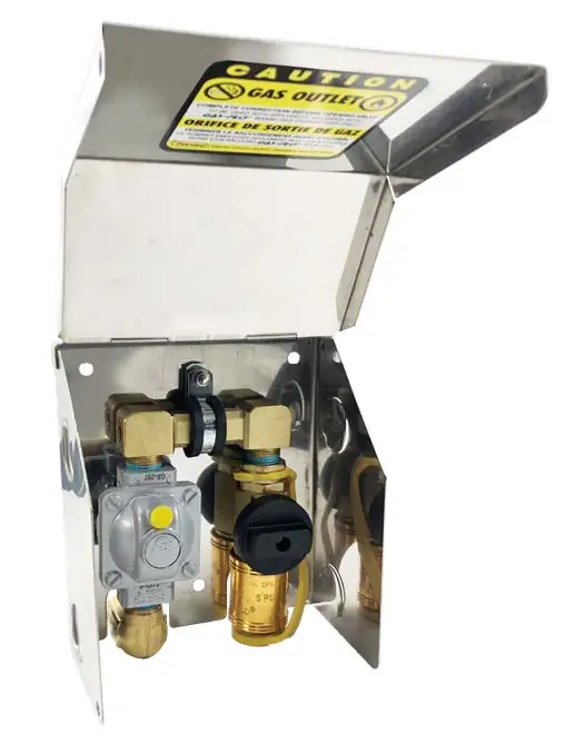 Gas Outlet; 1/2BVQD; SS Cover