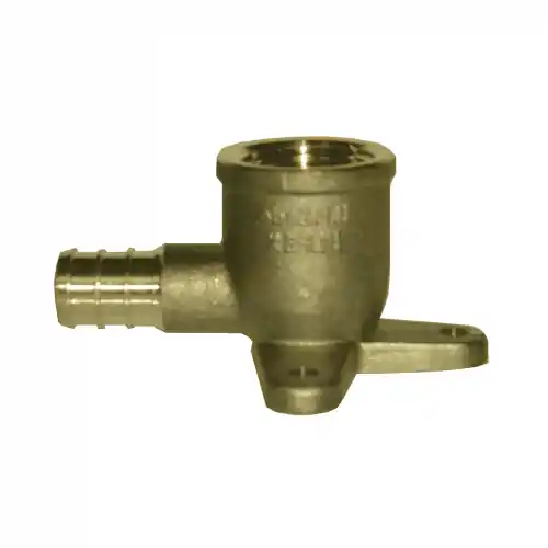 Pex Mounting Elbow 3/4x3/4FPT; Lead Free Brass