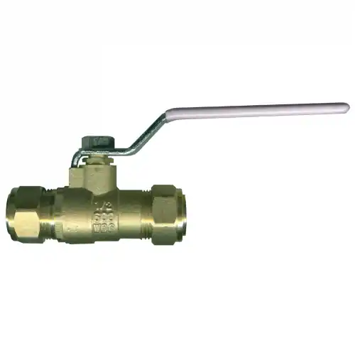 Comp Ball Valve; 3/4L; Lead Free Brass