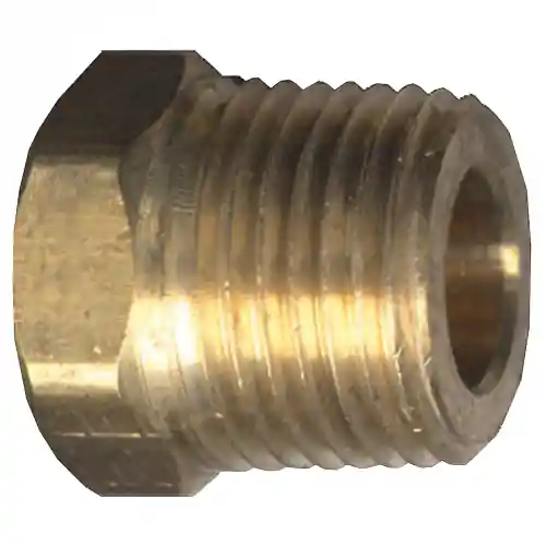 Solid Hex Head Plug; 3/8 MPT; Lead Free Brass