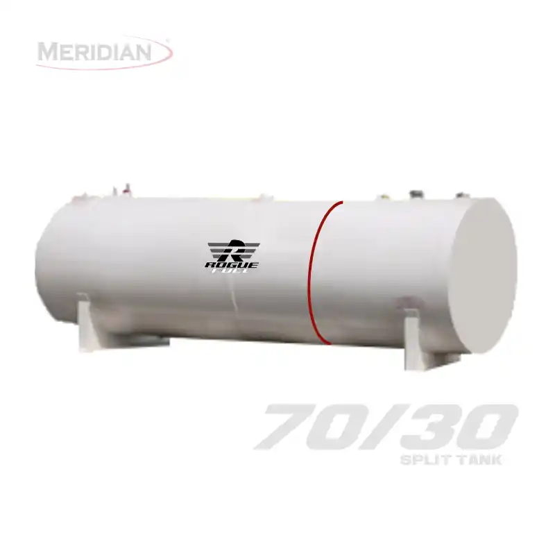 Meridian 4,595 Litre/ 1000 Gallon Double Wall 70/30 Split Fuel Tank, Fully Welded Saddle - 98108