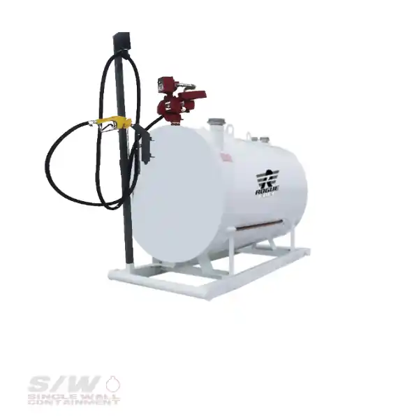 Meridian 2,300 Litre/ 500 Gallon Single Wall Utility Fuel Tank Complete Package - 64150SWCP