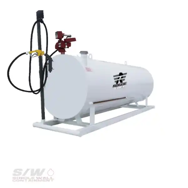Meridian 4,600 Litre/ 1,000 Gallon Single Wall Utility Fuel Tank Complete Package - 64170SWCP