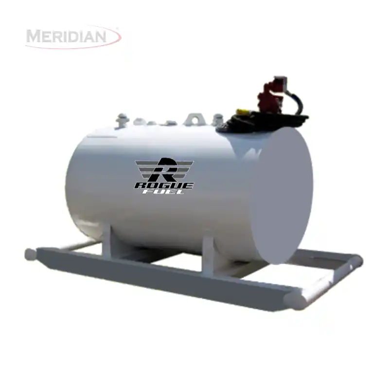Meridian 2,300 Litre/ 500 Gallon Double Wall Fuel Tank Complete Package, Fully Welded Saddle RF64013DWCP