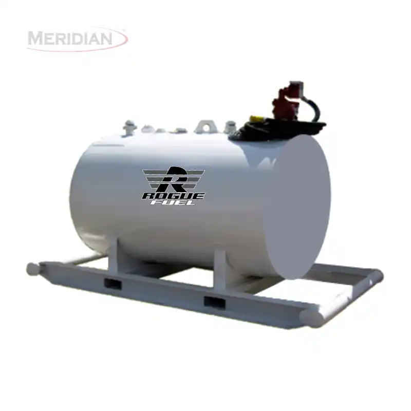 Meridian 2,300 Litre/ 500 Gallon Double Wall Fuel Tank Complete Package, Fully Welded Saddle RF64013DWCPFP
