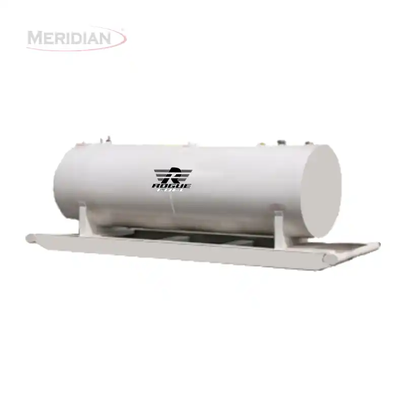 Meridian 4,600 Litre/ 1000 Gallon Double Wall Fuel Tank & Skid, Fully Welded Saddle - 64014TS
