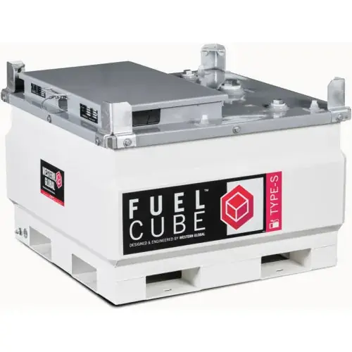 Western Global FUELCUBE Type-S 119 Gal / 450 L Transportable Fuel Tank 12V/ 15GPM Pump Package - FCS119